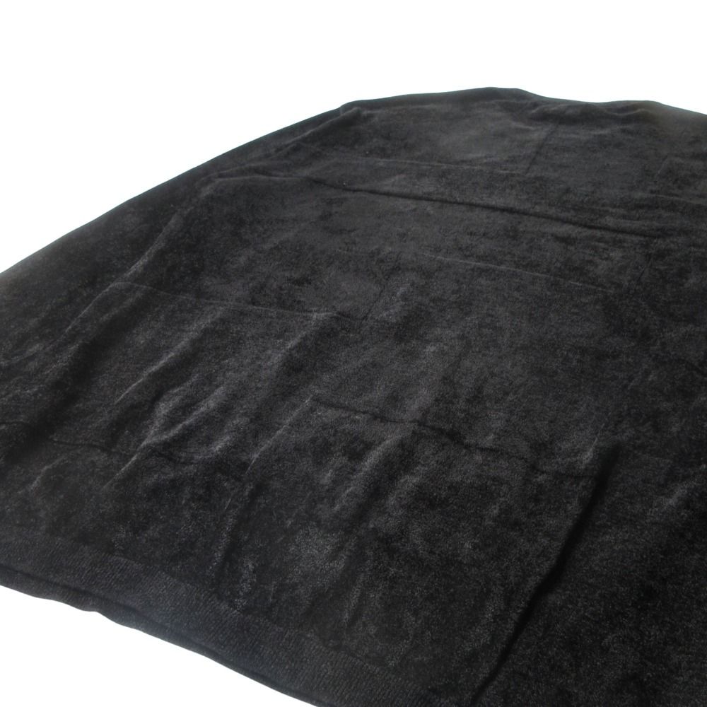 エンポリオ アルマーニ EMPORIO ARMANI ラビット ファースリーブ ニット カーディガン クルーネック 40 L ブラック ur58 【中古】 エンポリオ アルマーニ EMPORIO ARMANI ラビット ファースリーブ