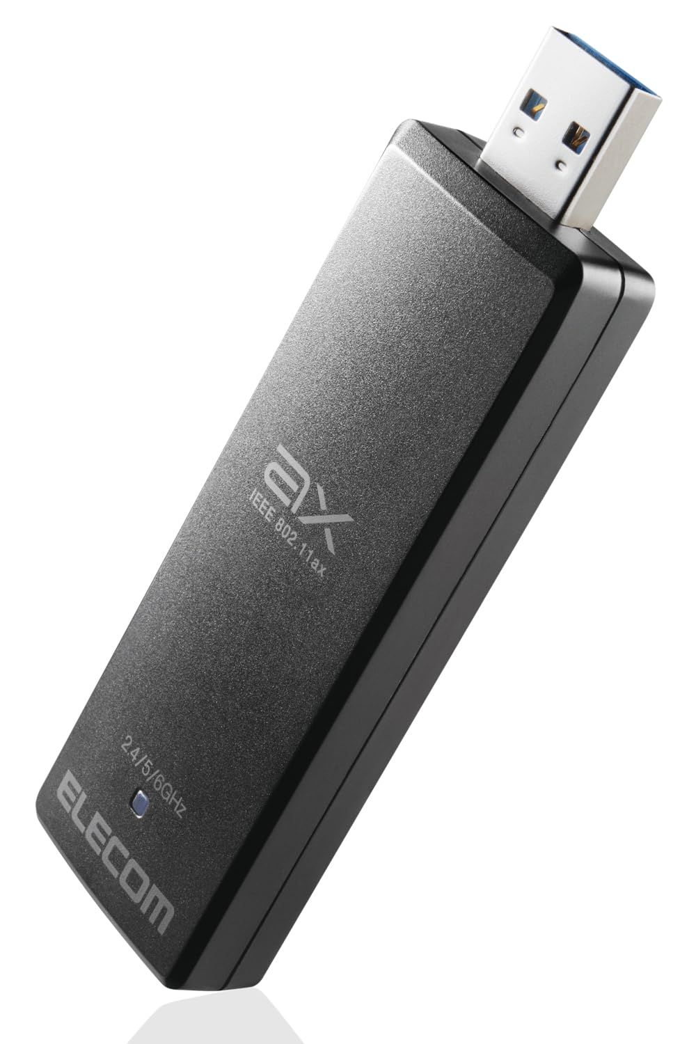 エレコム 無線LANアダプタ Wi-Fi 6E 2402+2402+574 Mbps USB3.0 対応 WDC-XE2402TU3-B