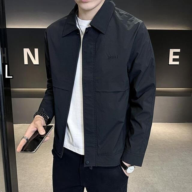 L 秋冬 コーデ メンズ 服 シンプル ファッション オシャレ 大人 かっこいい 大きいサイズ ストリート 紳士服 エグゼクティブ ジャケット ファッション シンプル 快適 トップス