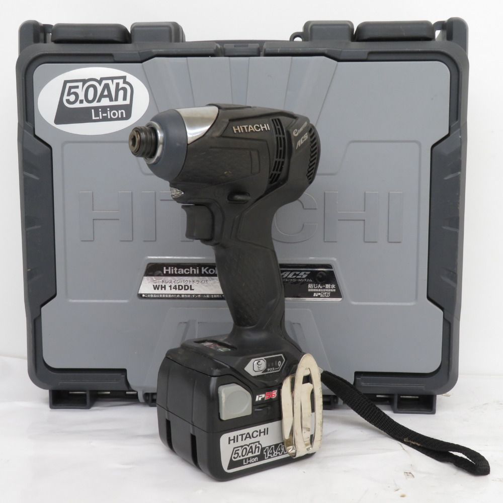 Hitachi インパクトドライバWH 14DDLフルセット品 Hitachi インパクトドライバWH 14DDLフルセット品