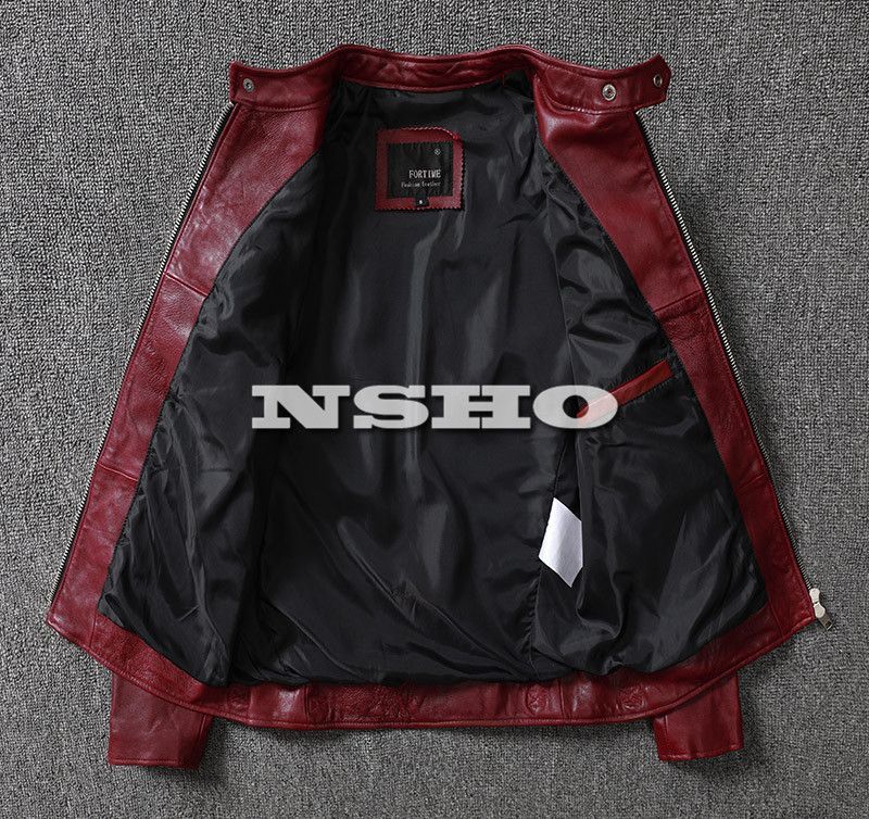 上質 メンズ レザー ジャケット カウハイド 牛革 アウトロースタイル