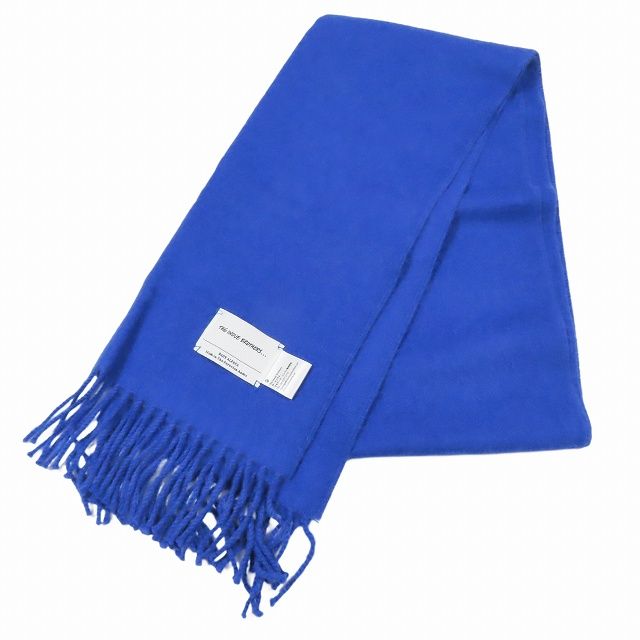 【美品】The inoue brothers マフラー　ブルー　アルパカ 美品 イノウエブラザーズ THE INOUE BROTHERS アルパカ100％ マフラー