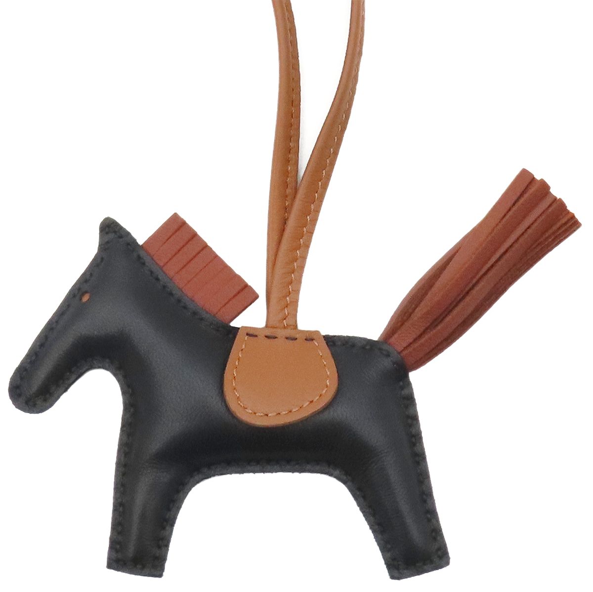 【シックで大人な配色】HERMES ロデオ PM ノワール×シエンヌ シックで大人な配色】HERMES ロデオ PM ノワール×シエンヌ