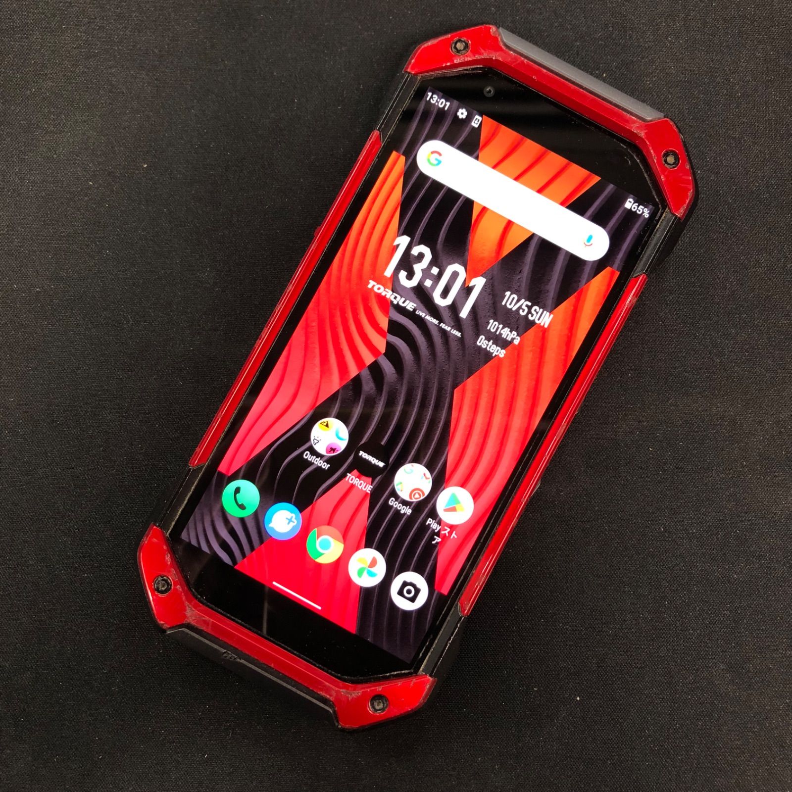 KYOCERA TORQUE5G KYG01 SiMフリー 新品未使用」SIMフリー 京セラ TORQUE 5G KYG01 レッド