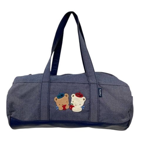 familiar 手提げバッグ 女の子とクマ familiar ファミリアレッスンバッグ 女の子とクマ familiar