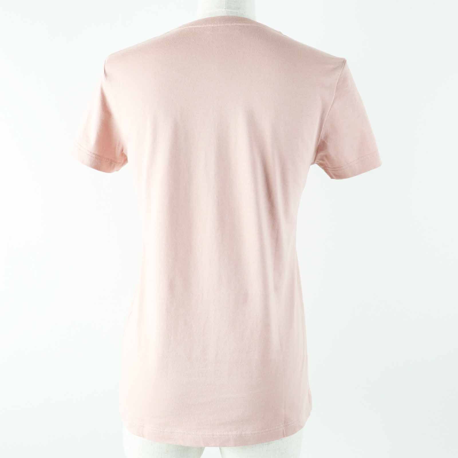 MONCLER - 美品◎MONCLER モンクレール 20SS コットン ワッペン付き クルーネック 半袖Ｔシャツ ピンク S 正規品 レディース 美品◎MONCLER モンクレール 20SS コットン ワッペン付き クルー