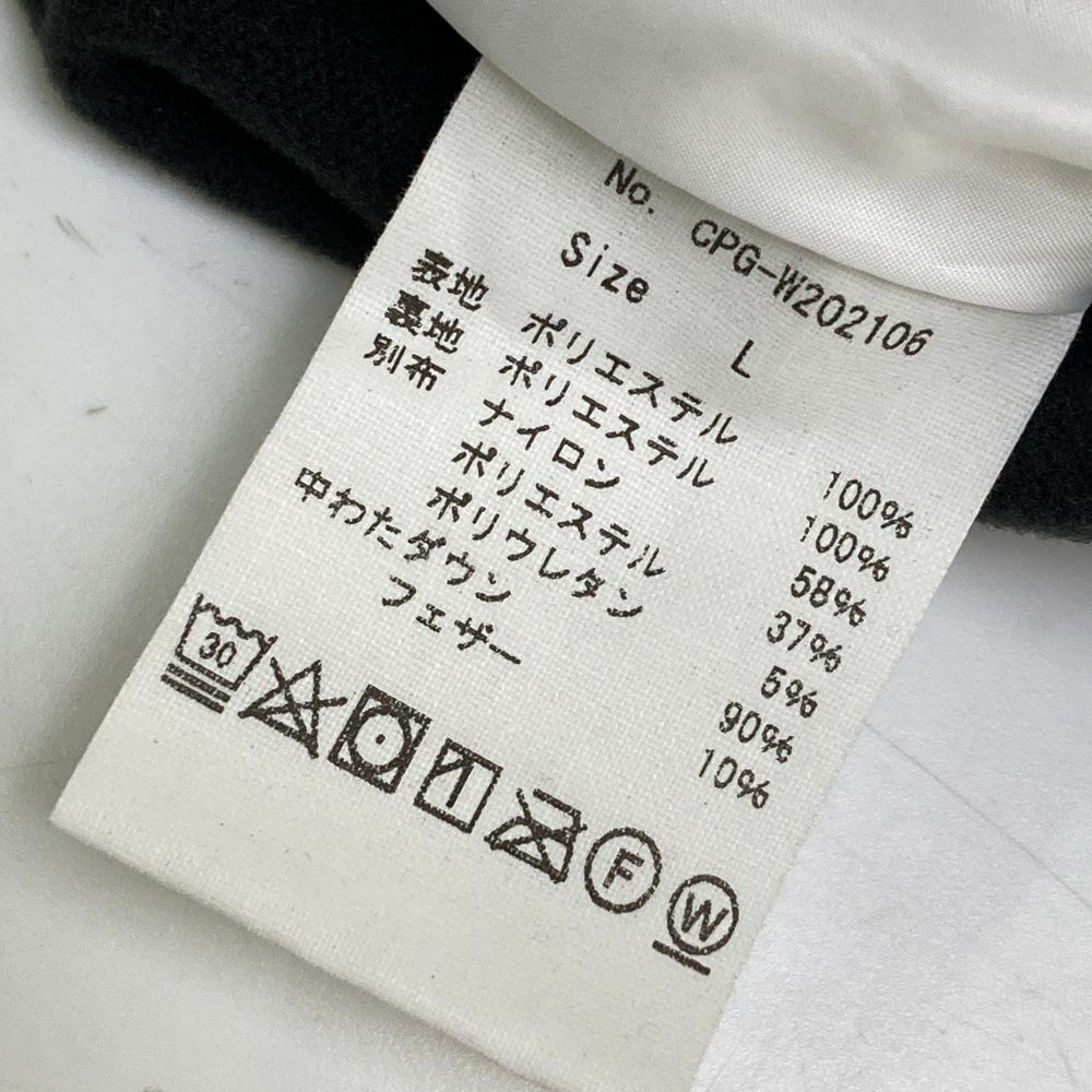 サイズ：L CPG GOLF シーピージーゴルフ ダウン ワンピース