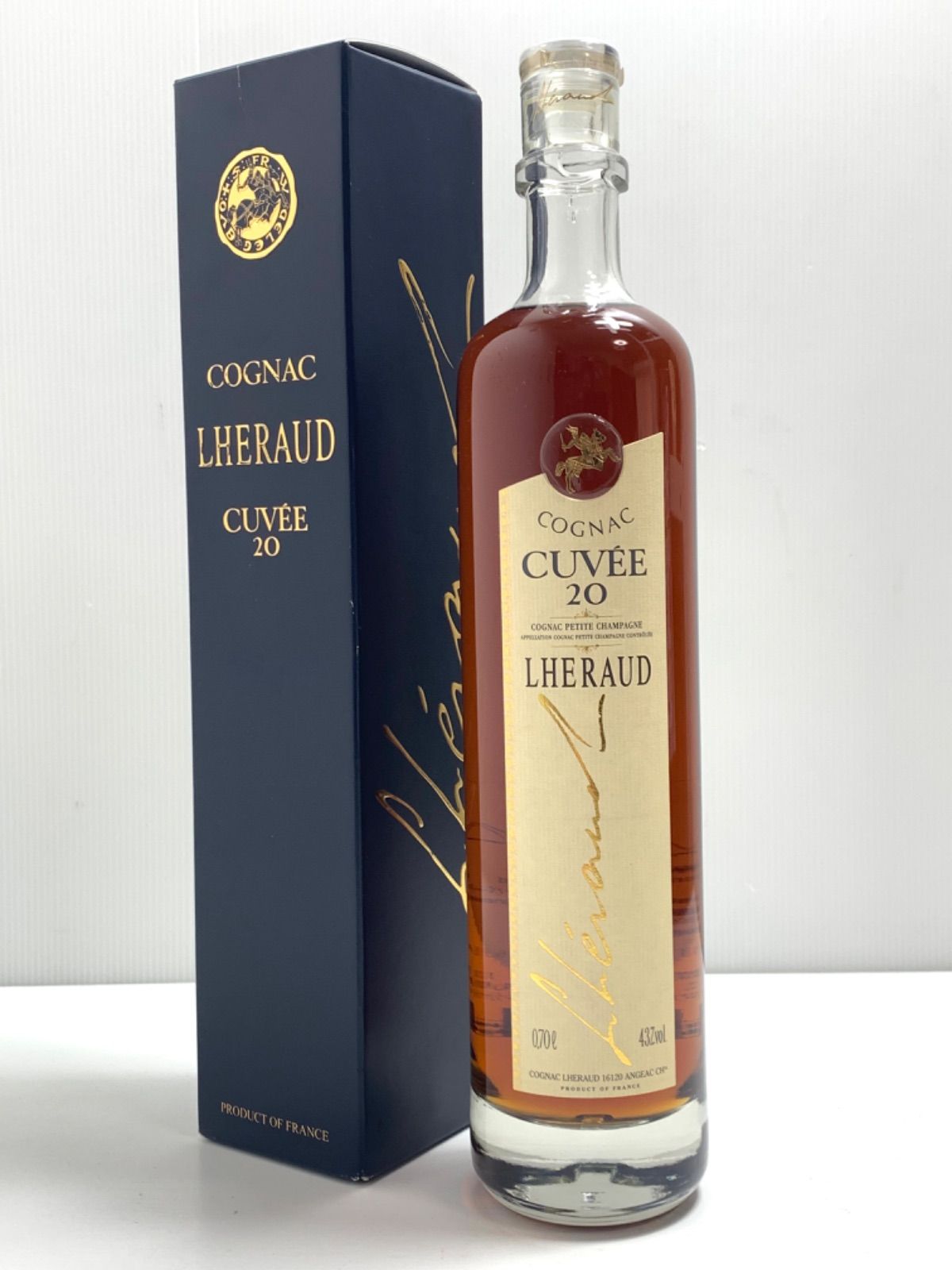 LHERAUD レロー CUVEE 20 コニャック 700ml 43%（箱付き） - メルカリ