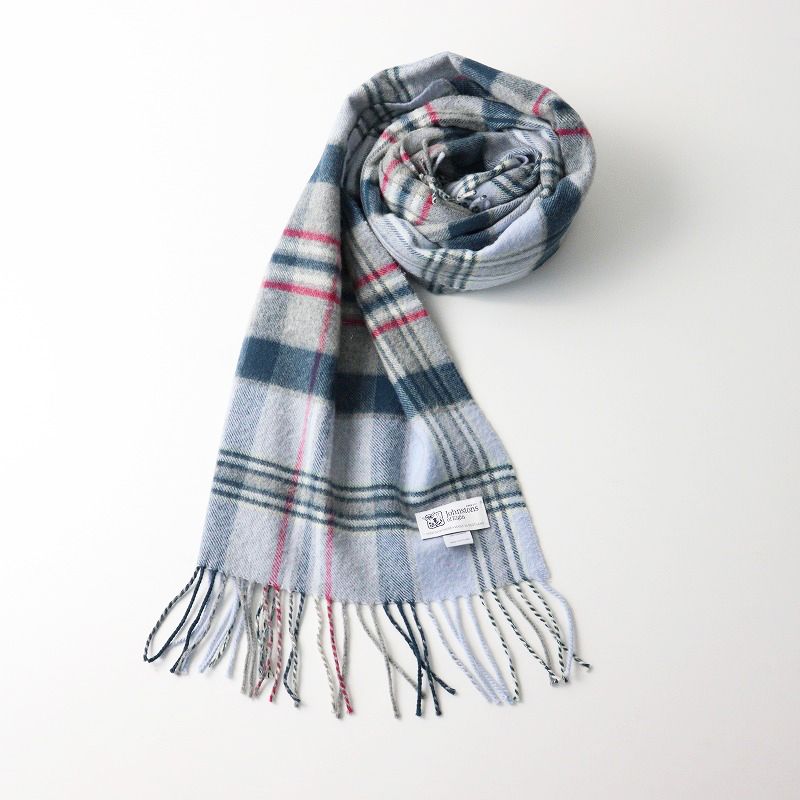 スコットランド製 ジョンストンズ Johnstons of Elgin カシミヤ