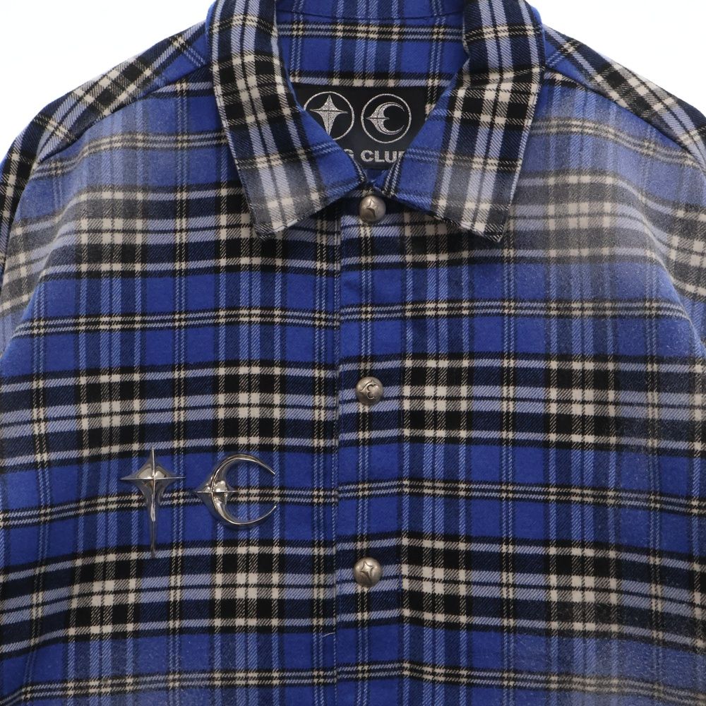 THUG CLUB (サグクラブ) ARAB SWORD FLANNEL SHIRT アラブ