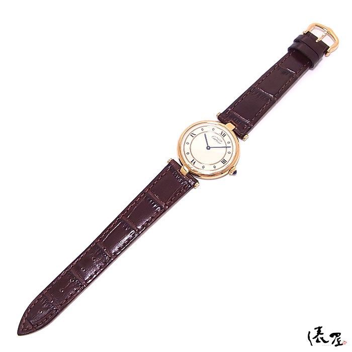 【極美品】カルティエ マストヴァンドーム LM 4ローマン ラージサイズ メンズ ヴィンテージ Cartier 時計 腕時計 中古【送料無料】