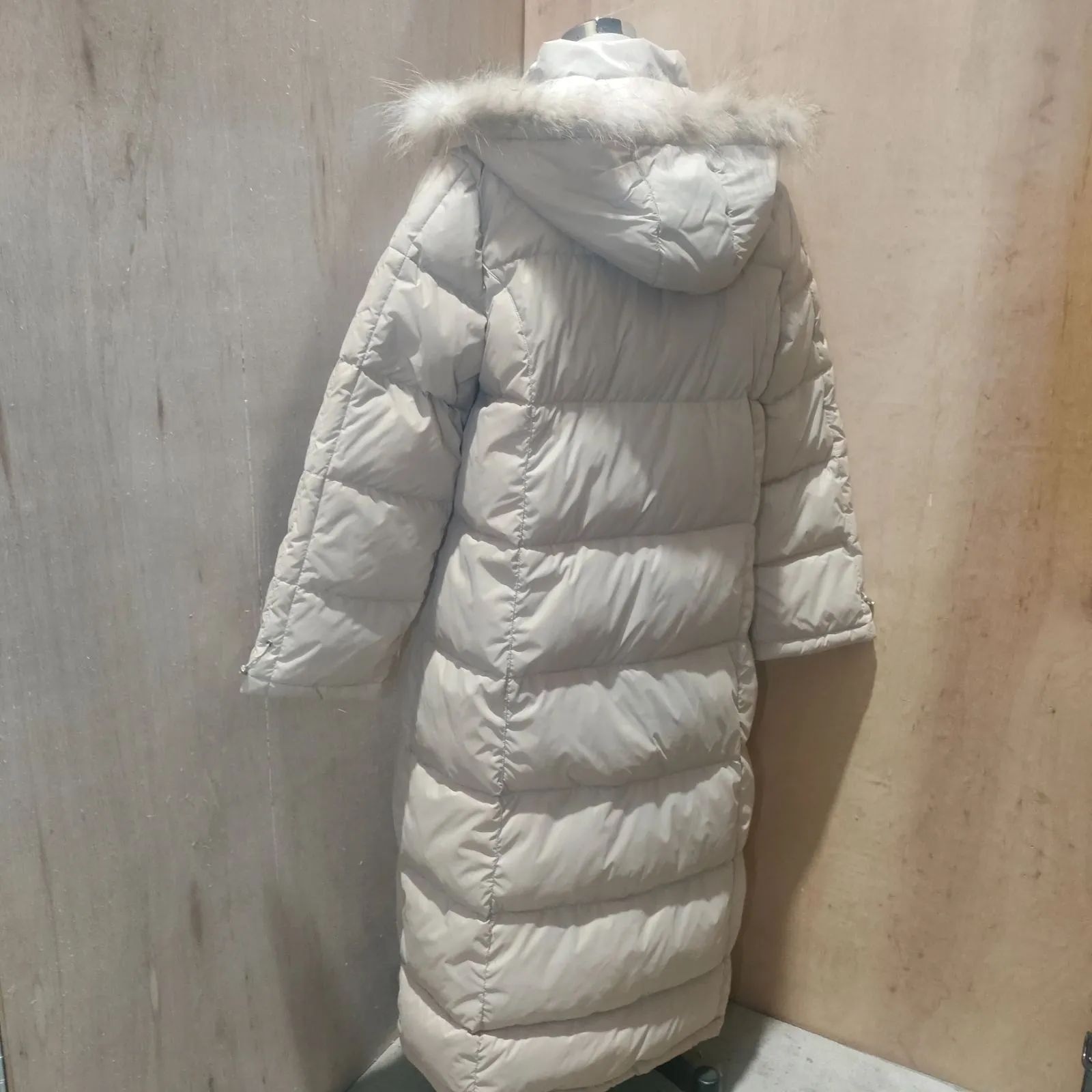美品】伊万里 ZIZI ダウン ロング コート フェザー チャイニーズ 