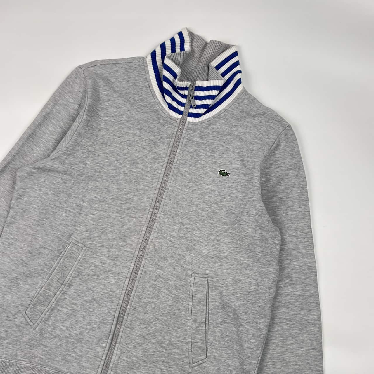 LACOSTE ラコステ ハイネック フルジップ ジャンパー 4/ライトグレー