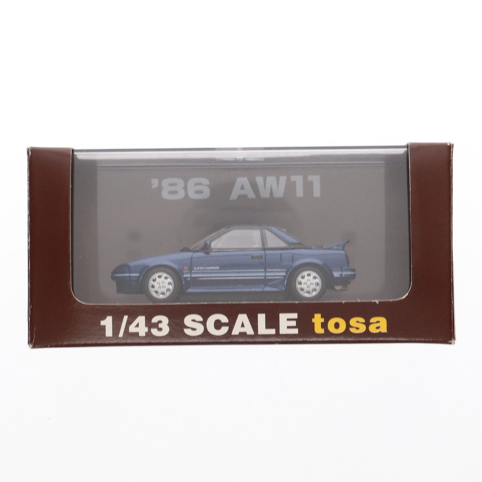 TOYOTA MR2 AW11 tosa collectionsミニカー 1/43 TOYOTA MR2 AW11(ブルー) 完成品 ミニカー tosa collections(トサ