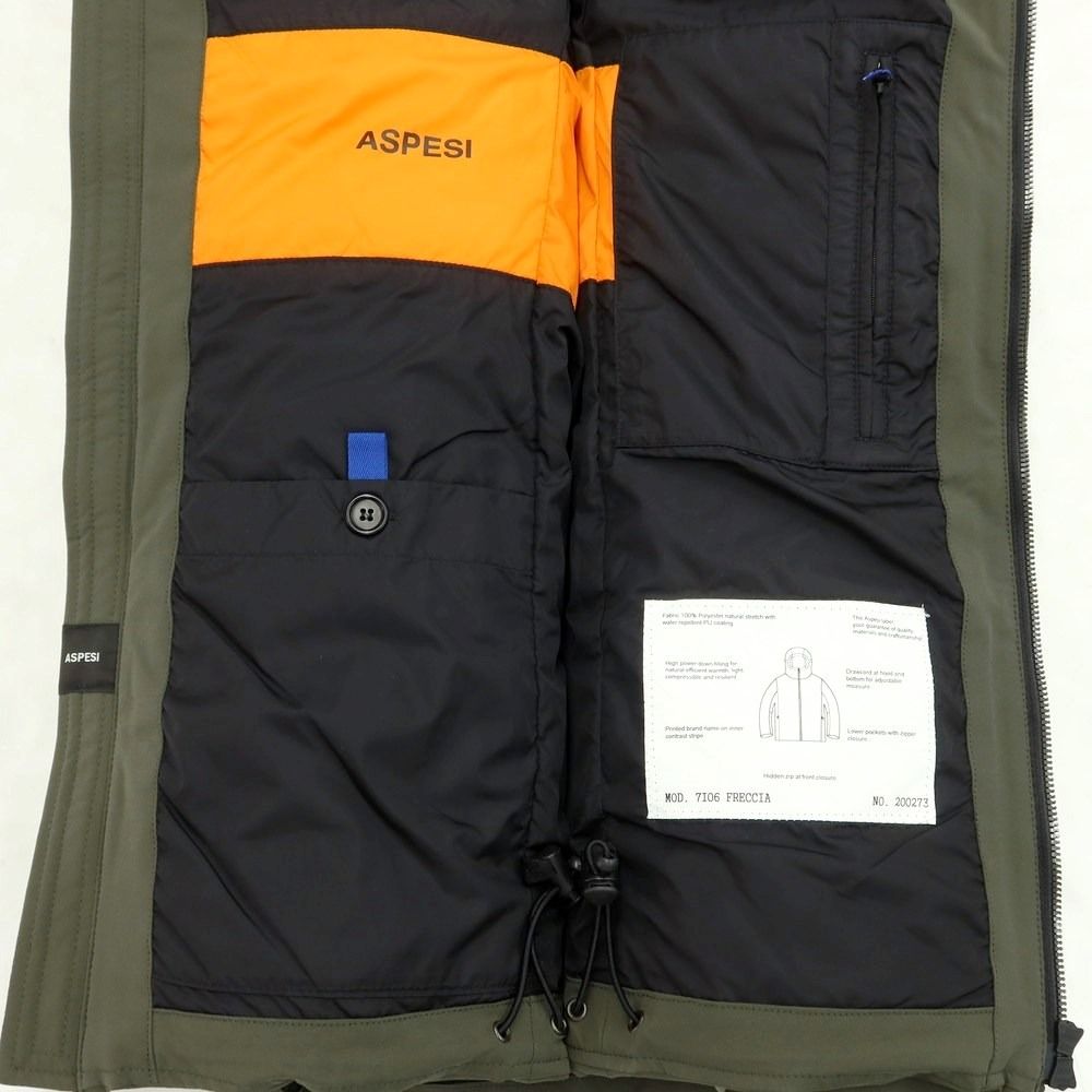 中古】アスペジ ASPESI ポリエステル ダウンジャケット ブルゾン