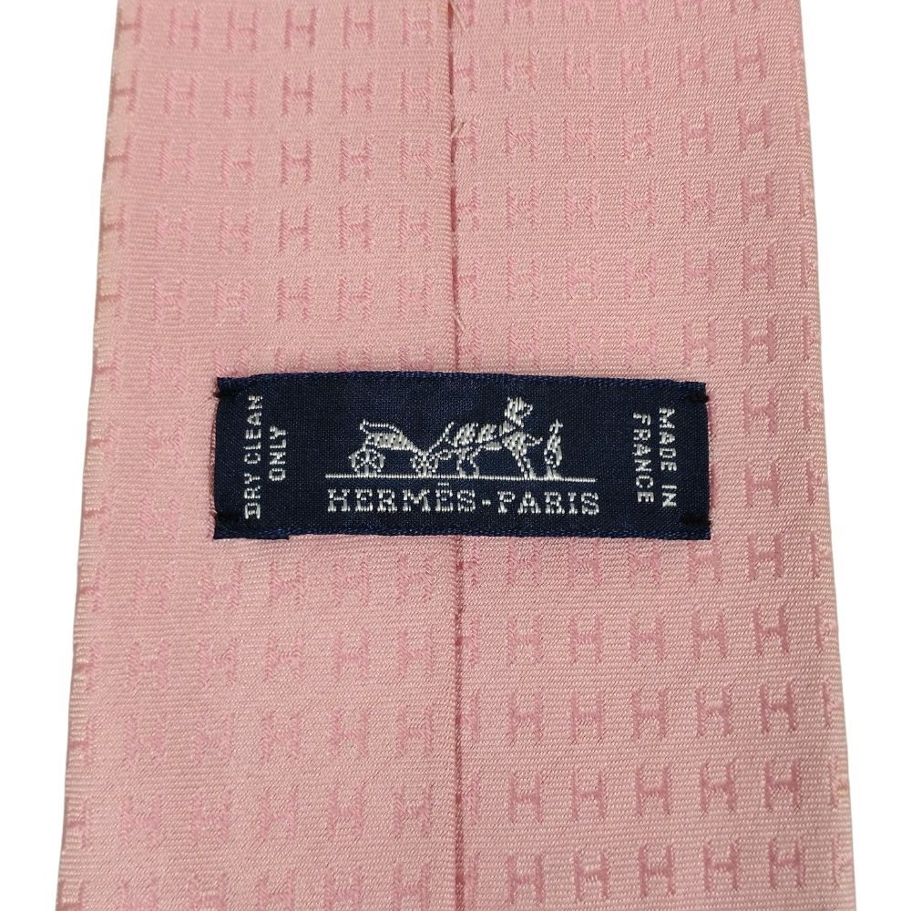 ★美品★HERMÈS エルメス ピンク シルク ネクタイ H柄 中古・古着通販】HERMES (エルメス) シルクネクタイ ピンク