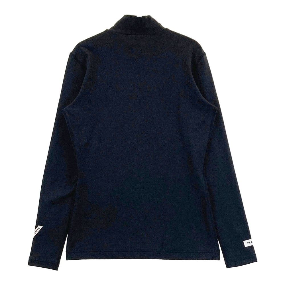 サイズ：1 PEARLY GATES パーリーゲイツ  ハイネック 長袖インナーTシャツ  ブラック系 [240101427540] ゴルフウェア レディース ストスト サイズ：1 PEARLY GATES パーリーゲイツ ハイネック 長袖