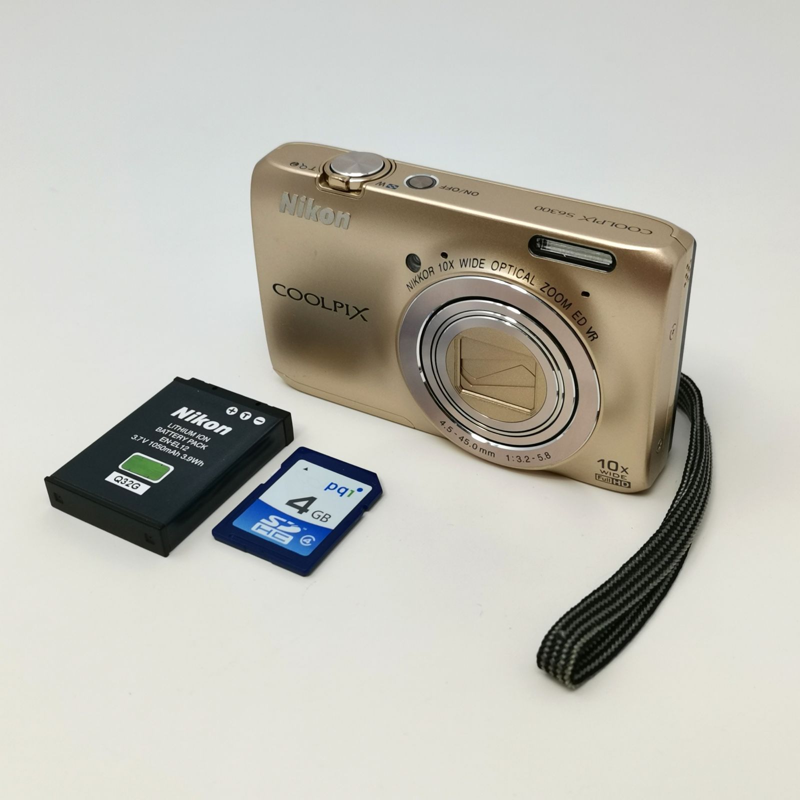 【美品】Nikon COOLPIX S6300 ゴールド　動作確認済 Amazon | Nikon デジタルカメラ COOLPIX (クールピクス) S6300