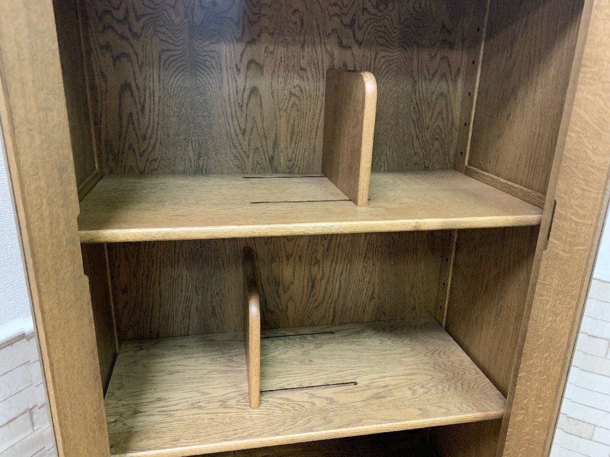 展示品 山室家具製作所・旭川家具「エスポアール」楢材無垢材ブック