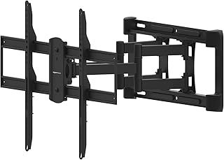 Amazonベーシック テレビ壁掛け金具 デュアルアーム フルモーションTVマウント 94cmから203cm S63A ブラック