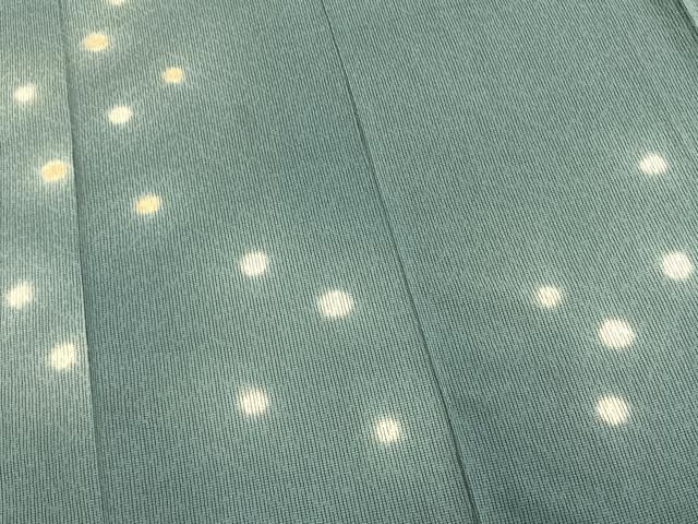 平和屋着物▽訪問着 単衣 お召地 刺繍 蛍ぼかし ロング丈 正絹 逸品