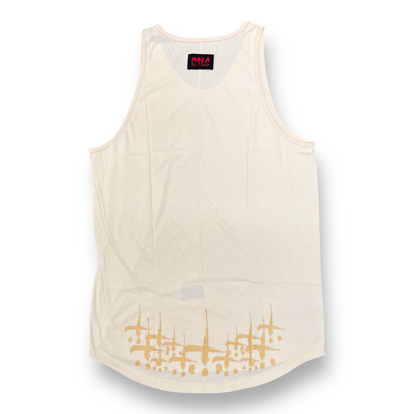 CVTVLIST CTLS DOUBLE CROSS LONG TANK TOP“BROWN” カタリスト ダブル 