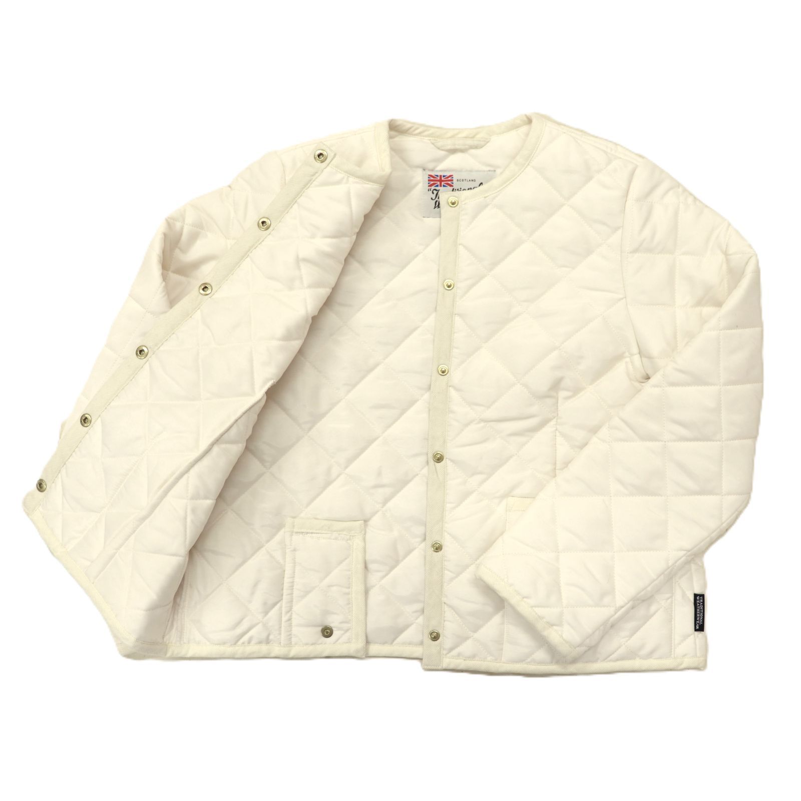 Traditional Weatherwear / キルティングジャケット/34/ポリエステル/WHT/無地/L242APQCO0439AA Traditional Weatherwear トラディショナルウェザーウェア ARKLEY ノー