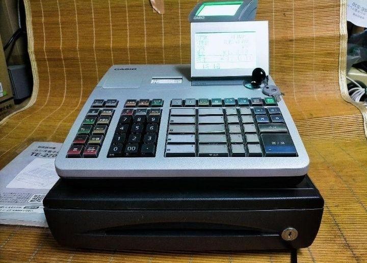 カシオレジスター　TE-2700　フル設定込み　PC連携　832002 カシオレジスターTE-2700フル設定込みPC連携832002