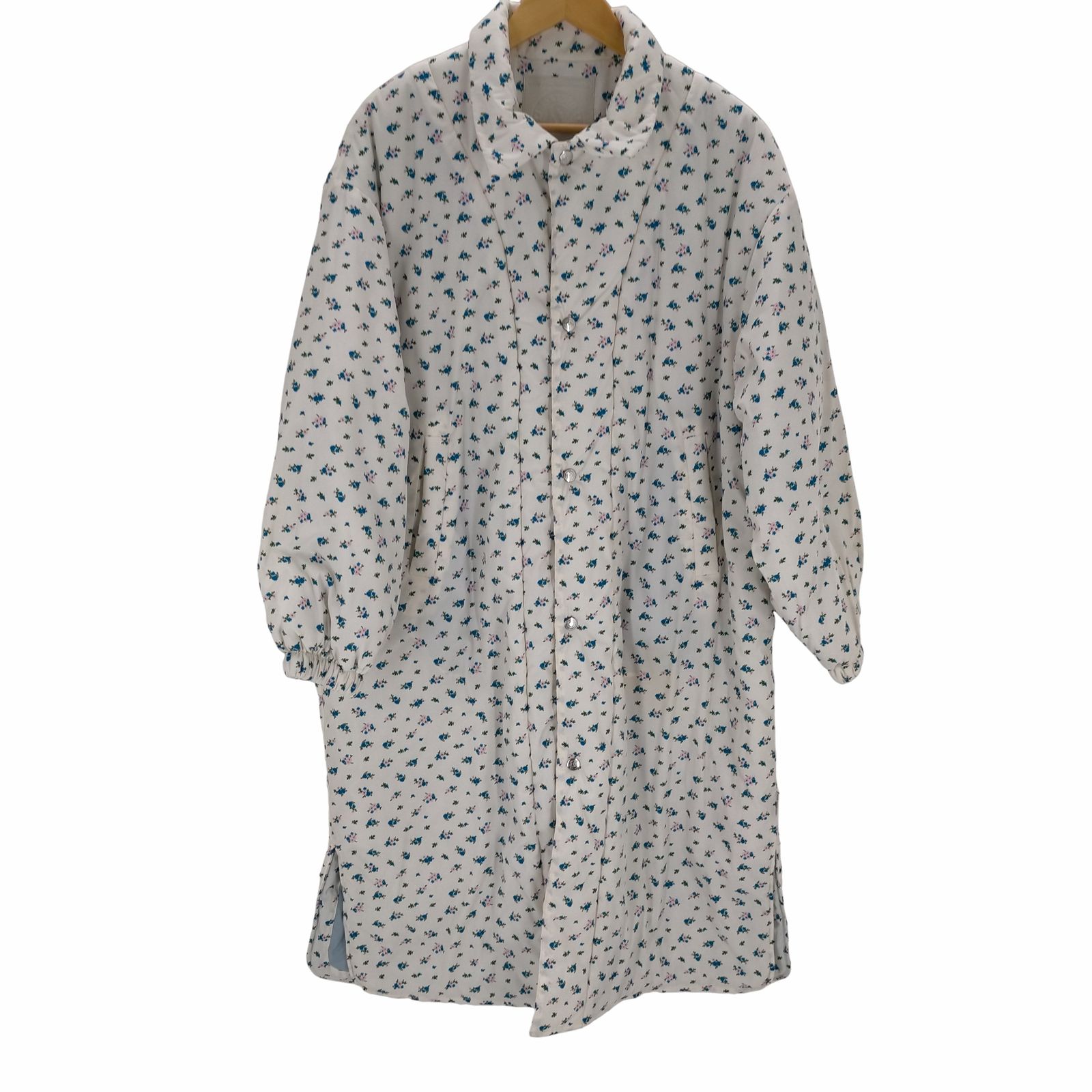 Flower print nylon long jacket リトルサニーバイト