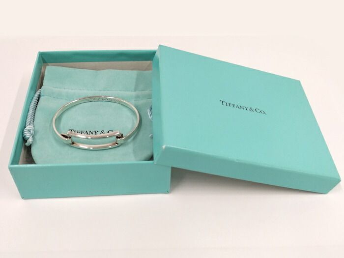 Tiffany & Co. バングル レクタングル オープン スクエア