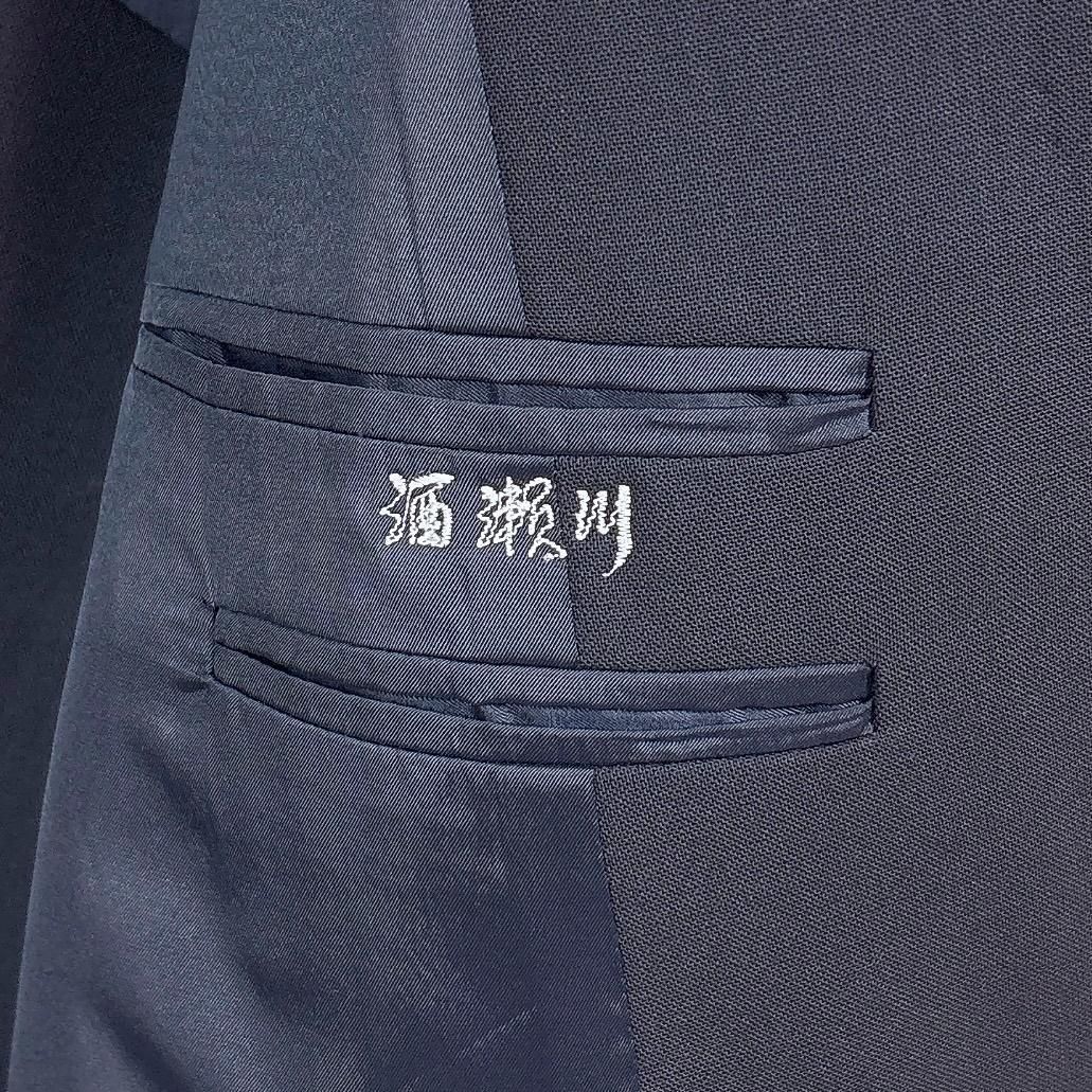 美品】 LANVIN ダブルスーツセットアップ R52-47 ネイビー 無地 - メルカリ