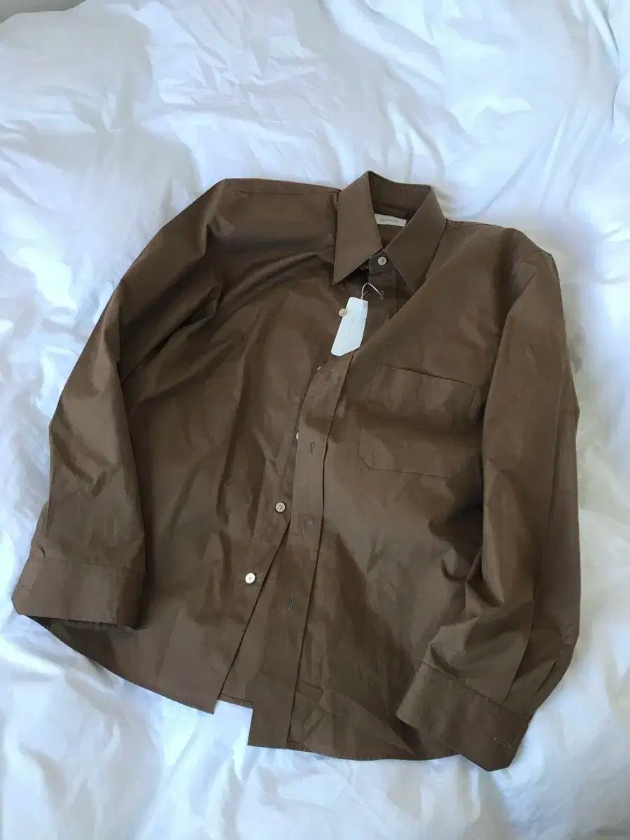 50 LEMAIRE ルメール 襟付きシャツ ポロシャツ 茶色