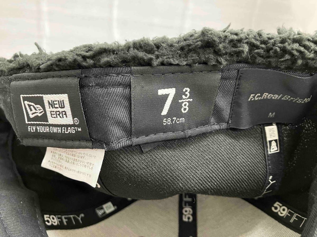 激レア/美品【ニューエラ×エフシーレアルブリストル】ブラックエンブレム キャップ NEW ERA - 激レア【ニューエラ×エフシーレアルブリストル