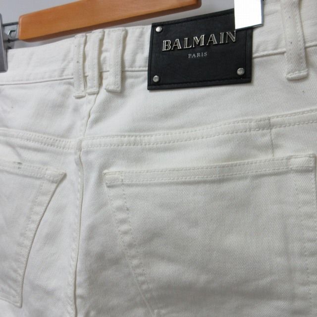 バルマン BALMAIN バイカーデニムパンツ ジーンズ W8H9130T022 