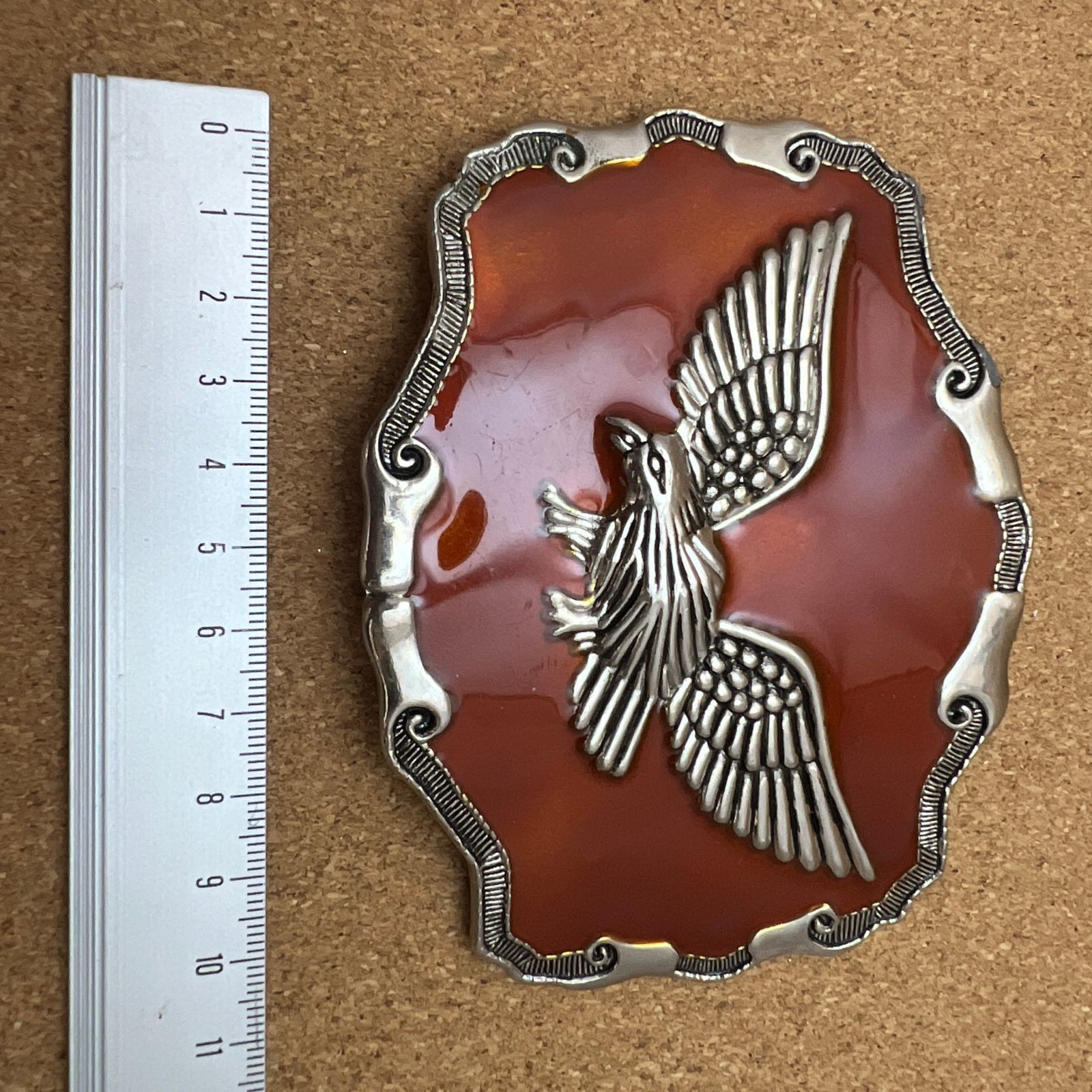バックル イーグル 鷹 コンドル ワシ 鳥 ベルト 古着 ビンテージ