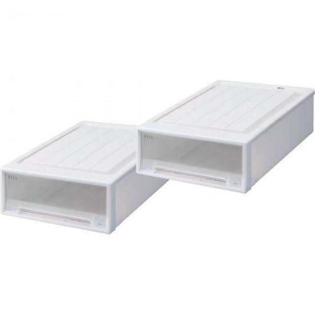 ホワイト 収納ケース フィッツケース 53（ホワイトクリア） テンマフィッツワールド