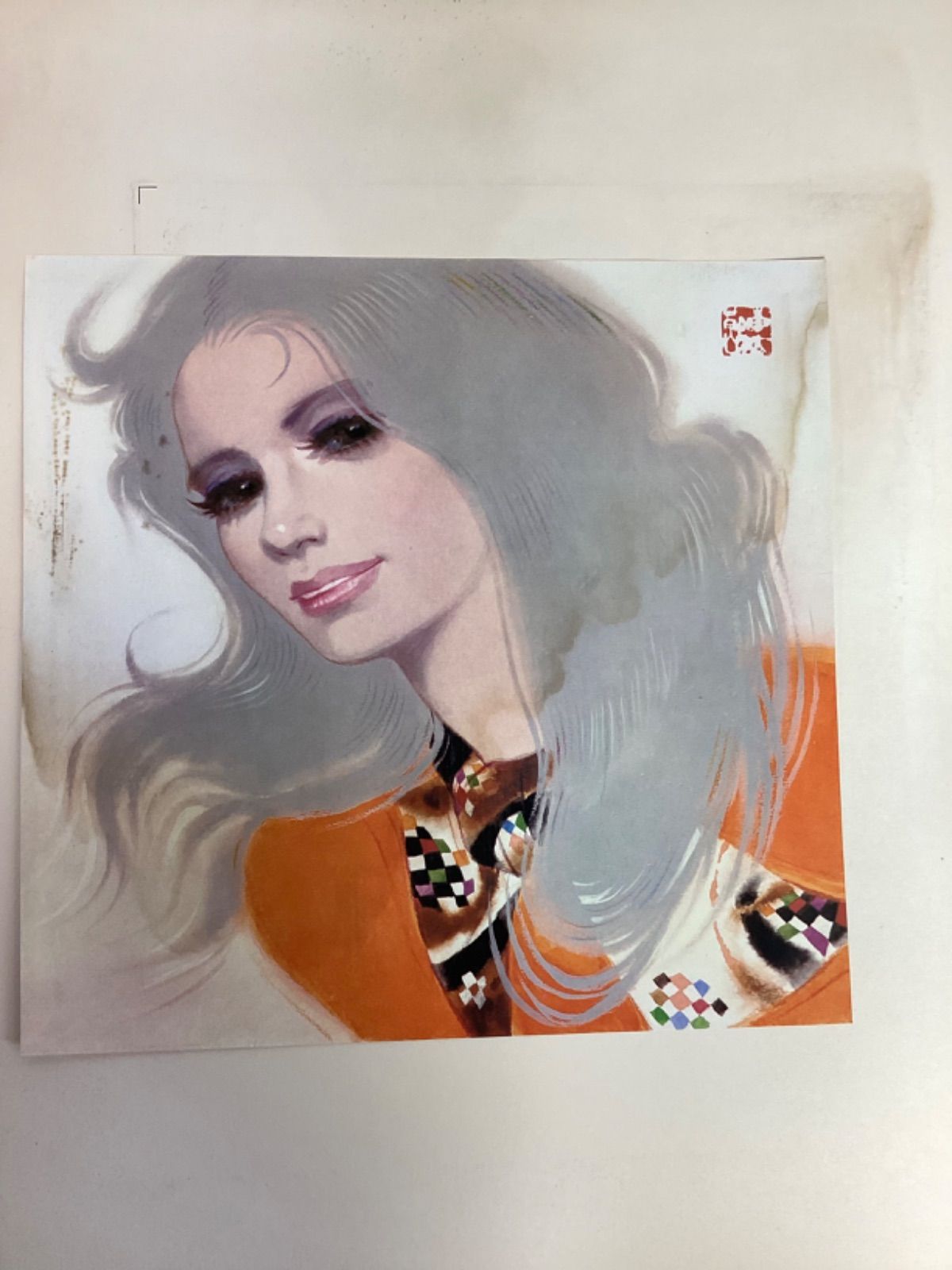 三百年の女 岩田専太郎 プリントアート美人画 洋画 17枚セット