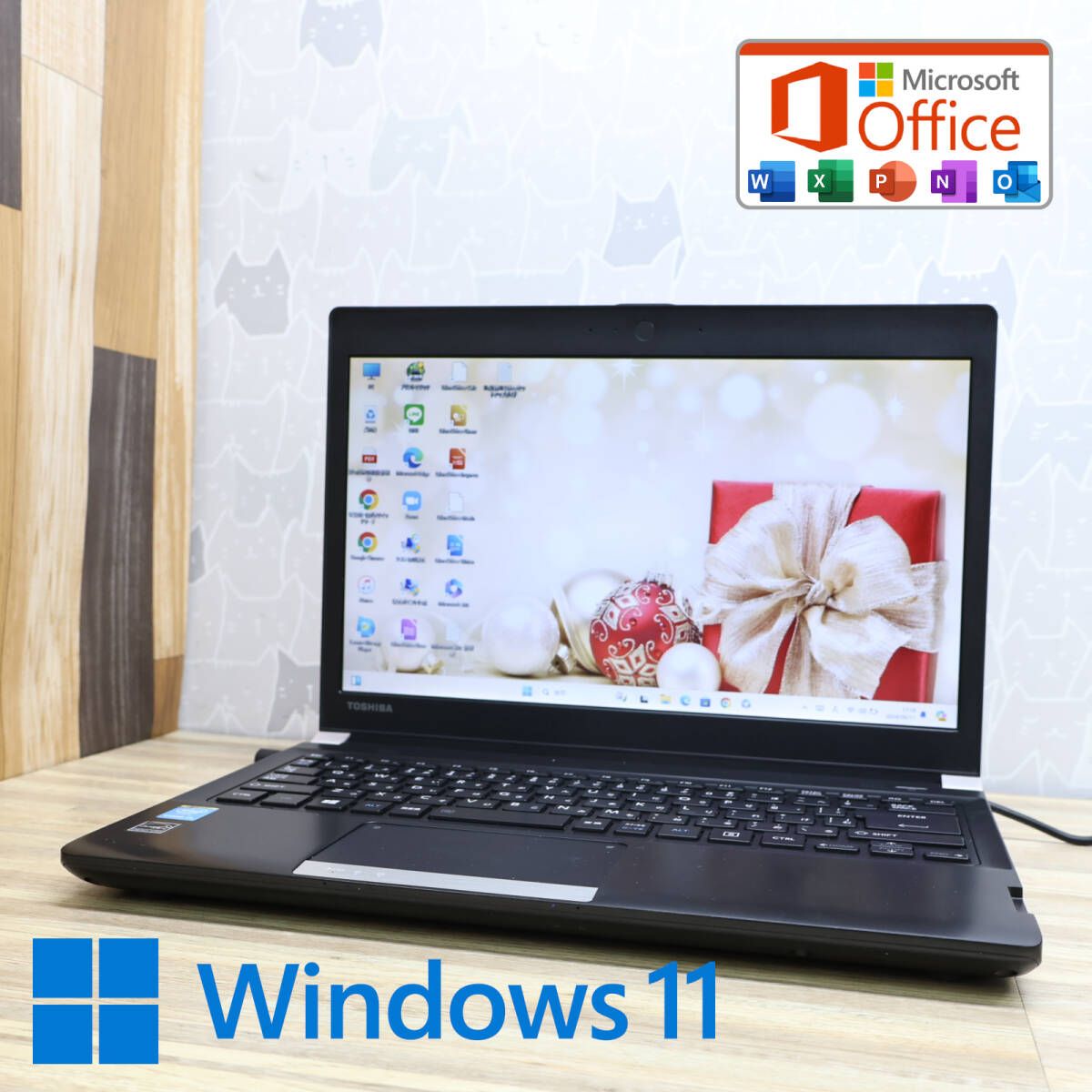 ★超美品 高性能4世代i5！320GB★R734/M Core i5-4310M Win11 MS Office 中古品 ノートPC★P73335