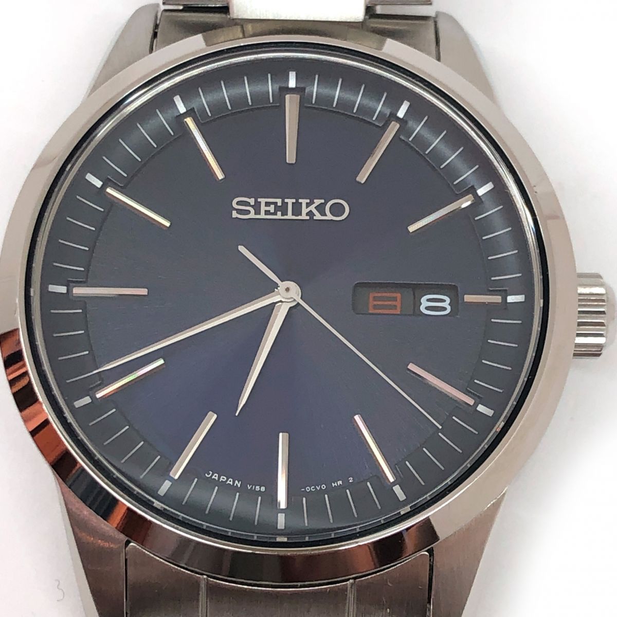 SEIKO セイコー 腕時計 V158-0AM0 アナログ ソーラー ※中古 / 箱・余り 
