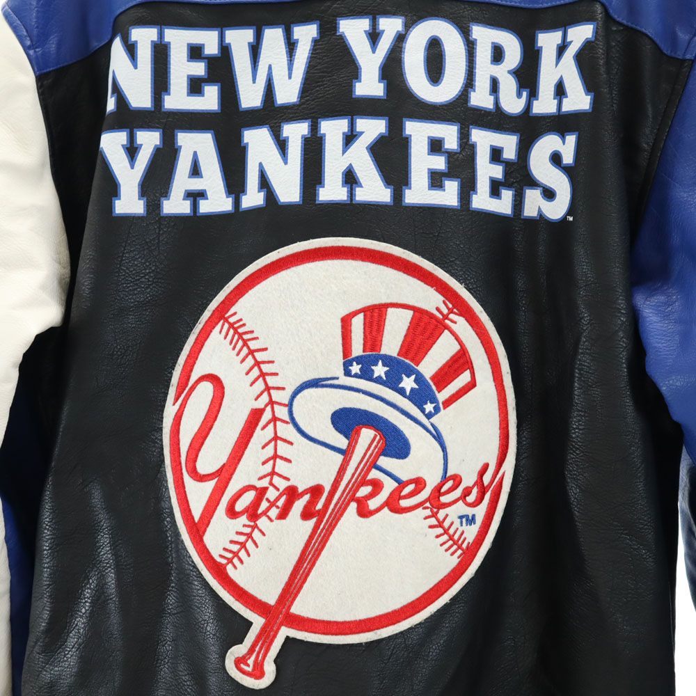 ヤンキーススタジャン バック刺繍 90's Chalk Line Yankees