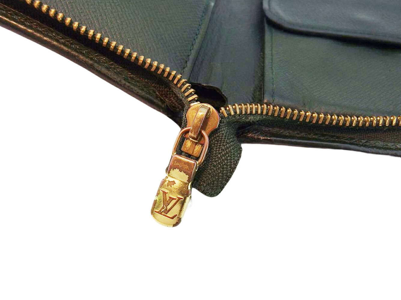 【使用わずか】ルイ・ヴィトン タイガ ポルト ビエ・モネ ジップ 二つ折り財布 使用わずか】ルイ・ヴィトン タイガ ポルト ビエ・モネ ジップ 二