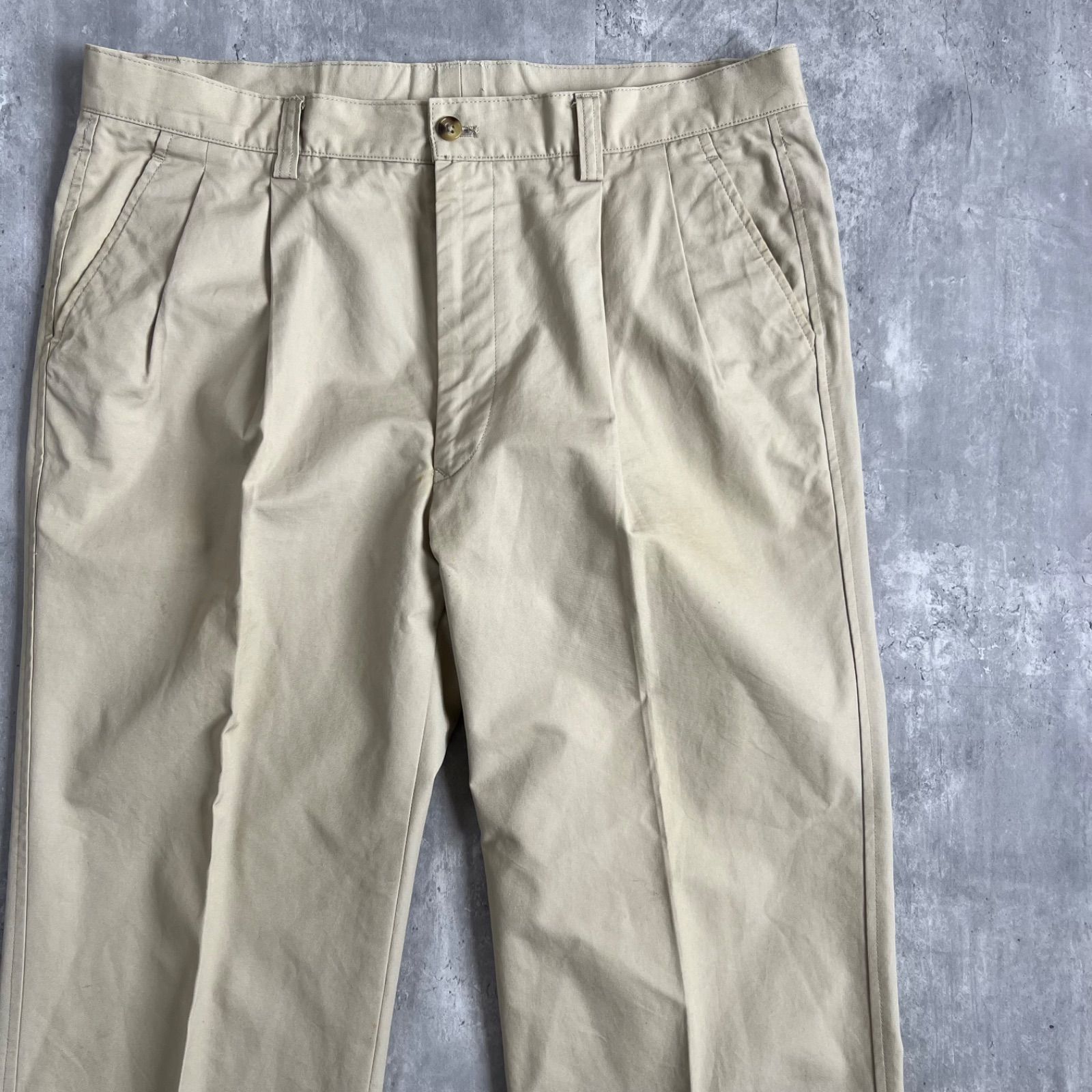  90 s Wills Geiger ウィリスアンドガイガー ベスト＆パンツ セットアップ VINTAGE ベージュ Mサイズ ベスト トップス