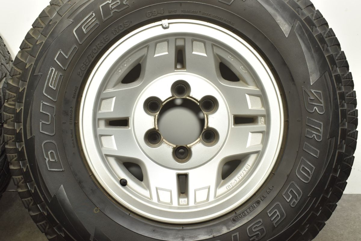 プラド 78 純正 スタッドレス付 265 70 15トヨタ 78 ランドクルーザー