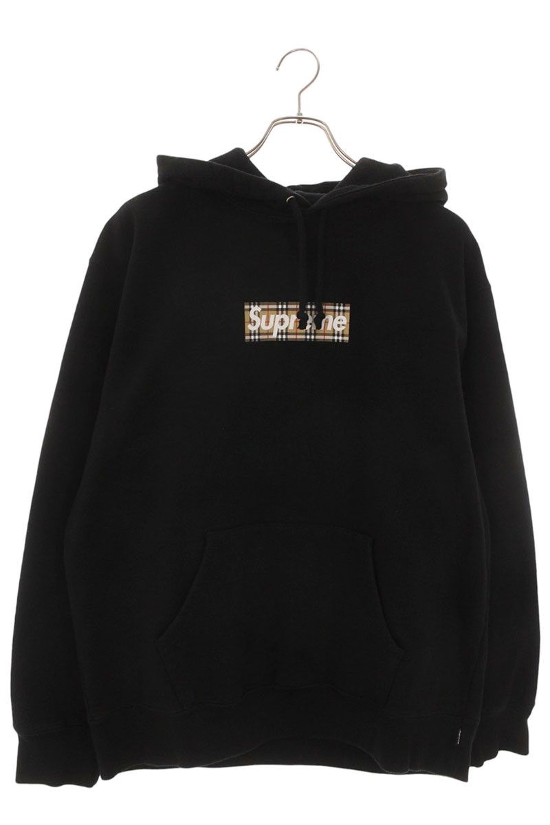 シュプリーム ×バーバリー Burberry 22SS Burberry Box Logo Hooded Sweatshirt バーバリーボックスロゴパーカー  メンズ M - メルカリ