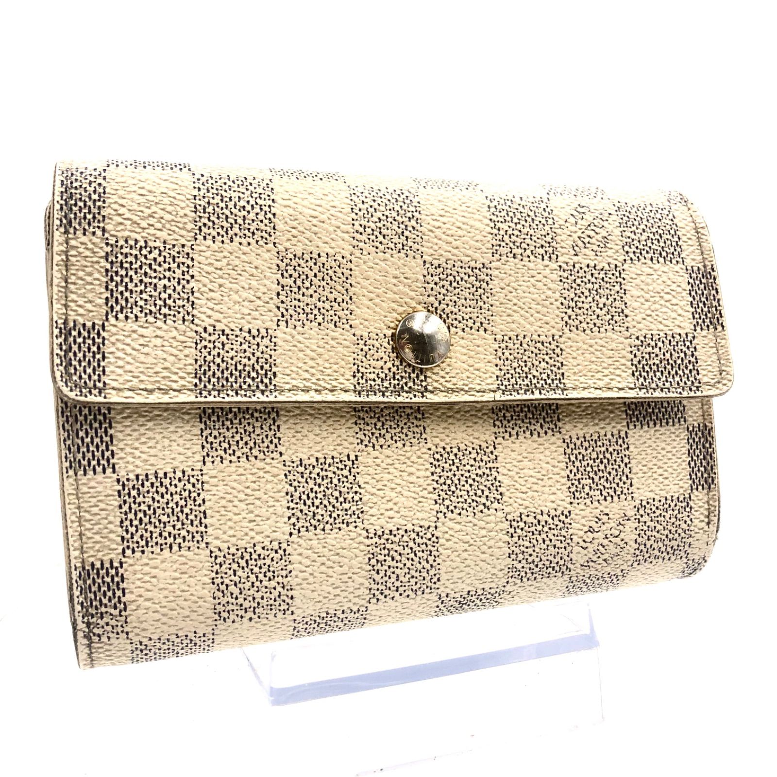 □希少□LOUIS VUITTON ルイヴィトン ダミエ アズール ポルトフォイユ  