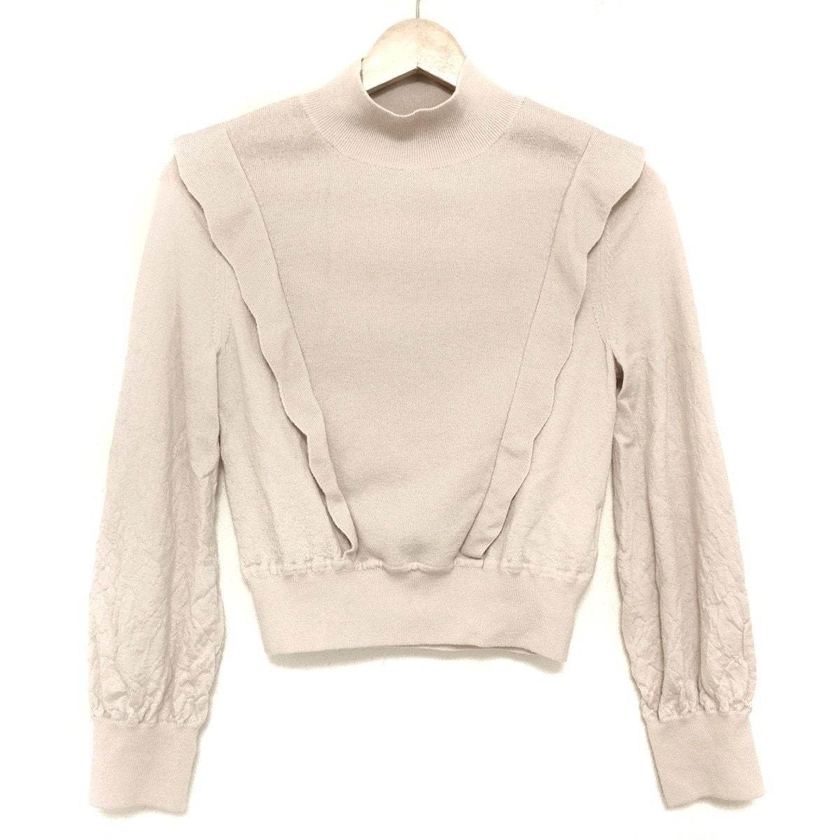 ANAYI アナイ 長袖セーター サイズ38 M レディース ピンクベージュ