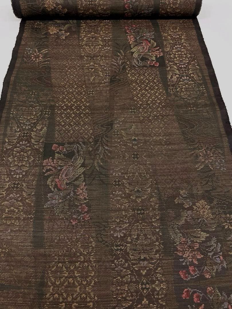 本場大島紬 泥染 疋反 通産大臣指定伝統的工芸品 正絹 反物 本場大島紬 古代染色 純泥染 通産大臣指定伝統的工芸品 正絹 反物