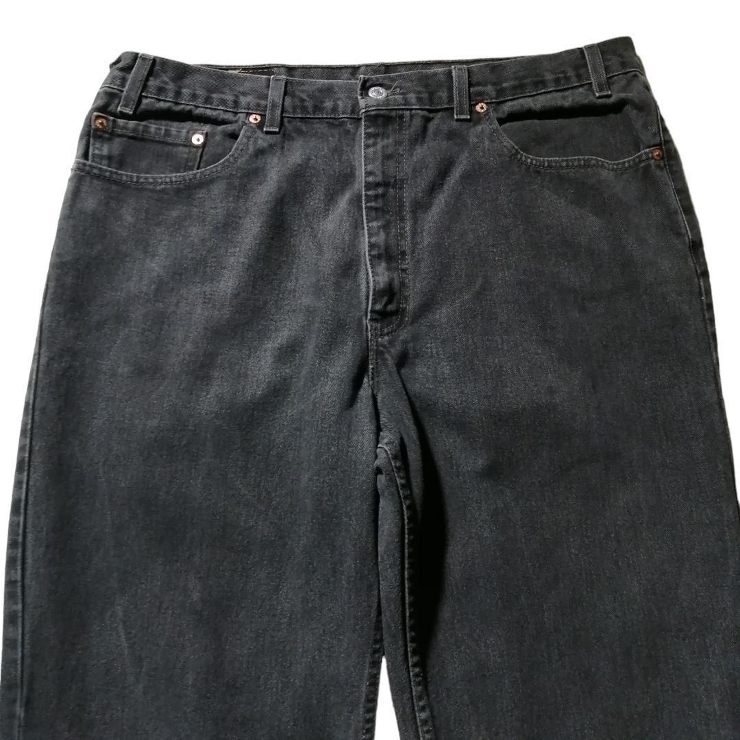 古着 00s USA製 リーバイス550 Levi's ブラックデニム パンツ 古着 00s USA製 リーバイス550 Levi's ブラックデニム パンツ