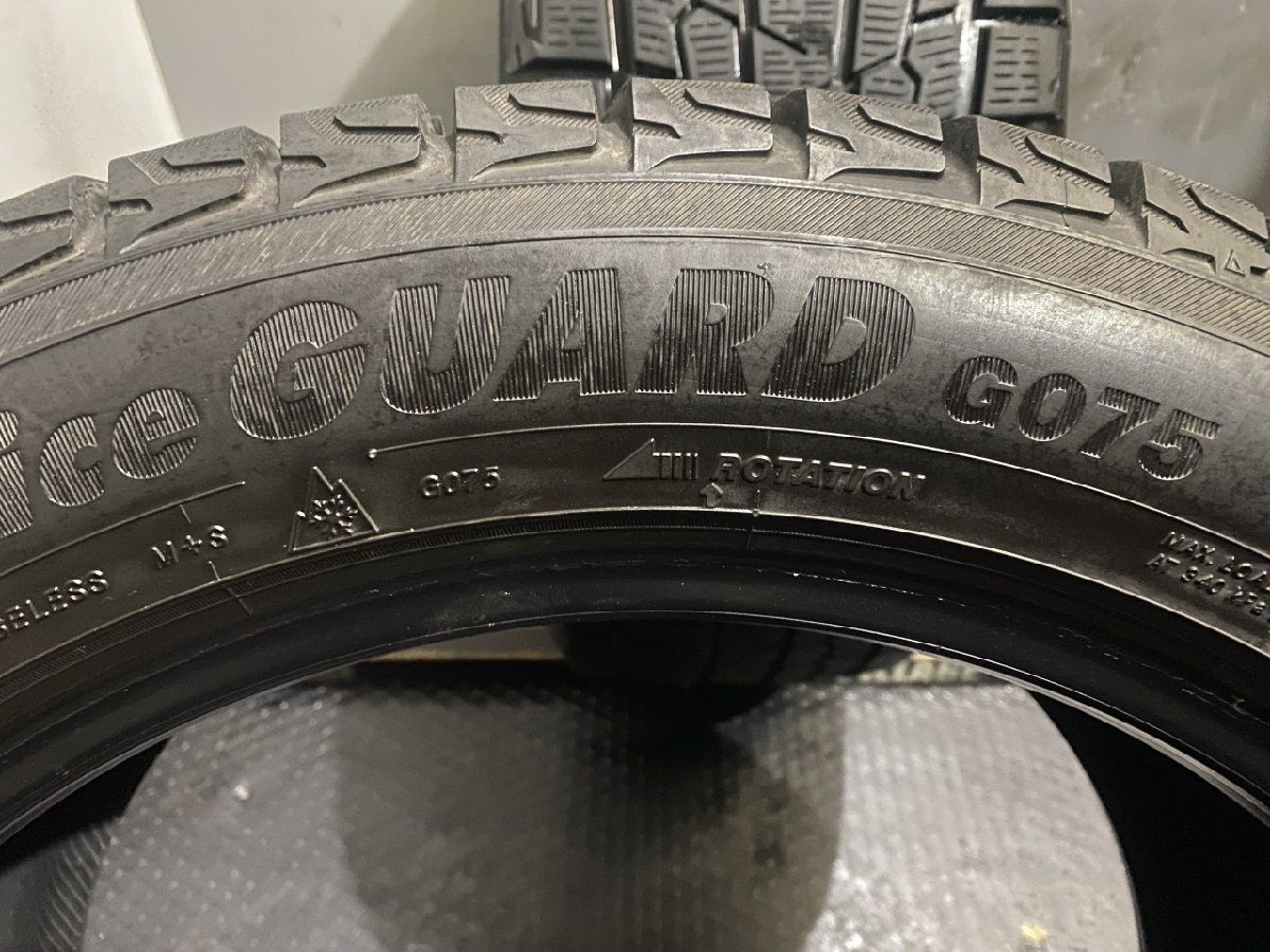 YOKOHAMA ice GUARD G075 255/55R19 19インチ スタッドレス 2本 19年製 