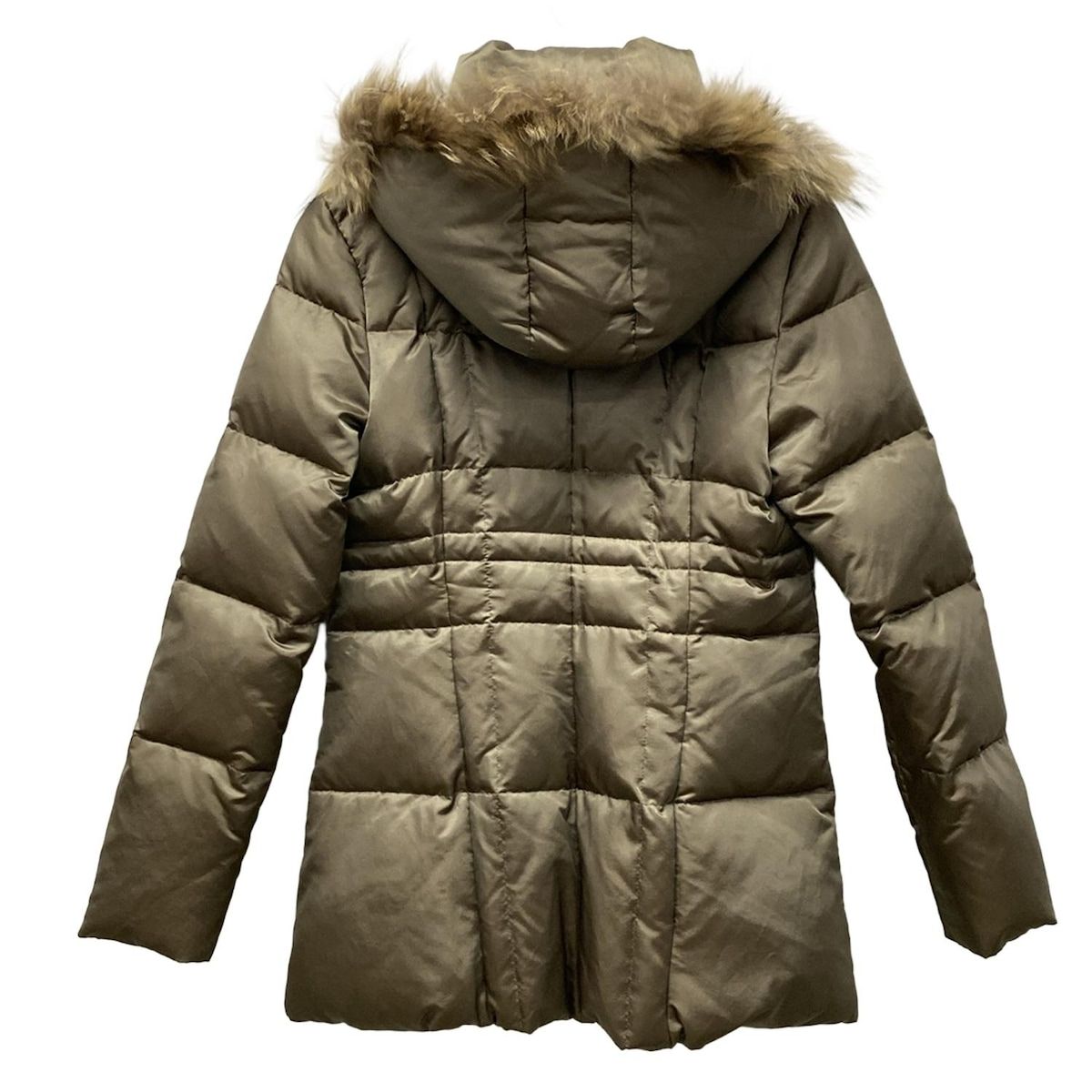 UNTITLED アンタイトル ダウンコート サイズ2 M レディース - カーキ 長袖 ジップアップ フード着脱可 冬